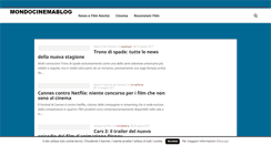 Desktop Screenshot of mondocinemablog.com